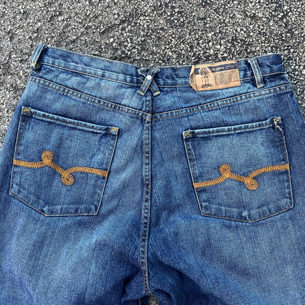 LRG Jeans Vintage LR Geans Hip Hop Baggy Y2k Skater Wide Leg Mens Size 36 x 32